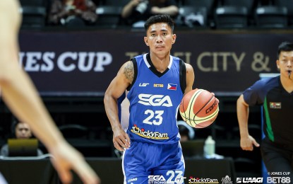 <p><strong>IMPRESSIVE.</strong> Strong Group-Philippines player Javi Gomez de Liaño provides steady offense in their 79-67 victory over Japan Developmental Team in the 44th William Jones Cup at the Xinzhuang Gymnasium on Monday (July 14, 2025). He finished with 13 points on a 6-of-8 shooting clip. <em>(Contributed photo)</em></p>
