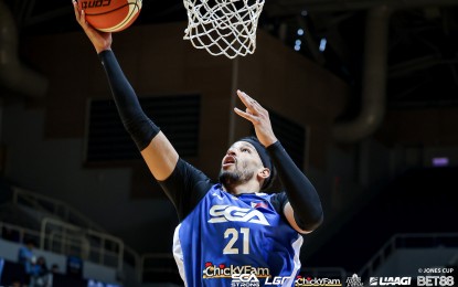 <p><strong>TOPSCORER</strong>. NBA veteran Andre Roberson leads Strong Group-Philippines to a 92-68 victory over Bahrain, making 25 points and 14 rebounds in the 44th William Jones Cup at the Xinzhuang Gymnasium in New Taipei City, Taiwan on Saturday (July 19, 2025). The Philippines, sporting a 7-0 win-loss record, has retained the title. <em>(Contributed photo)</em></p>