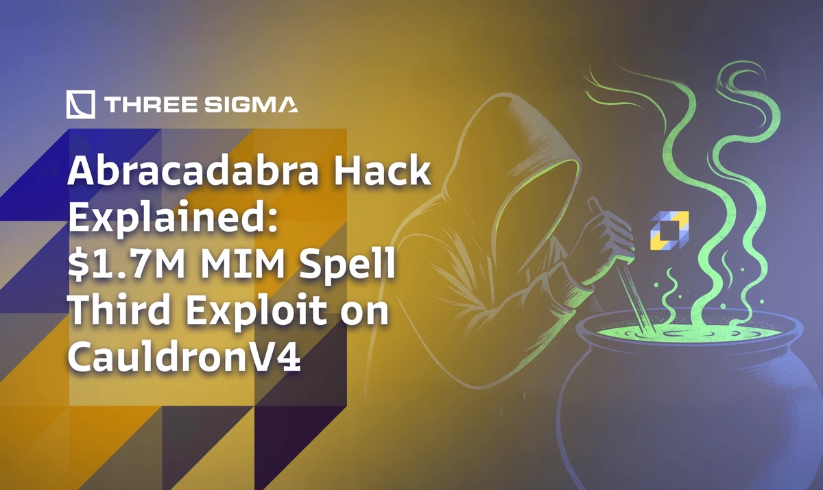 Abracadabra Hack Explained: $1.7M MIM Spell 第三个 CauldronV4 漏洞利用的解释