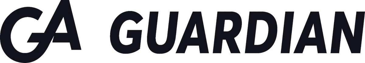 The Guardian Audits logo in bold black text with the letters "GA" stylized.