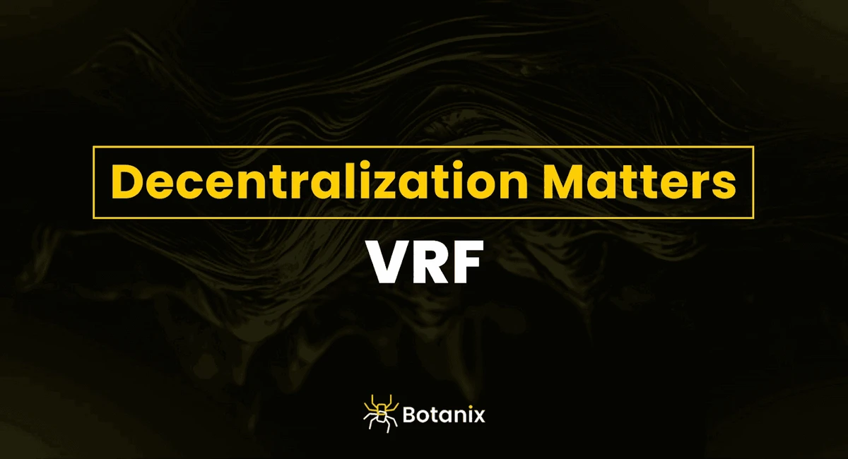Spiderchain 结合了比特币的三个基本安全范例：1.) 去中心化 2.) 随机验证者选择，以及 3.) 强大的最终性保证。特别是与去中心化和随机验证者选择相关，该网络使用可验证随机函数 (VRF) 来确保验证者无法通过勾结和其他方式操纵网络。(图片来源: Botanix Twitter 通过 Botanix Labs)