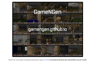 谷歌研究人员发布AI游戏引擎，可实时模拟《毁灭战士》