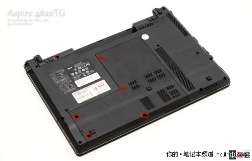 宏碁4820TG机身拆解