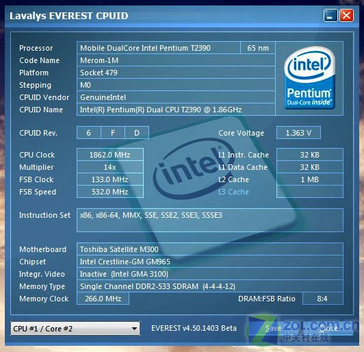 5999元双核独显! 东芝M306热门本评测 