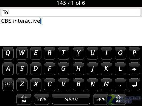 首款触屏BlackBerry 黑莓9500独家评测 624MHz处理器黑莓触摸屏手机9500评测(5)