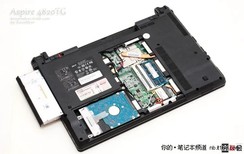 宏碁4820TG机身拆解