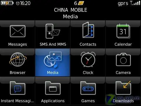 首款触屏BlackBerry 黑莓9500独家评测 624MHz处理器黑莓触摸屏手机9500评测(4)