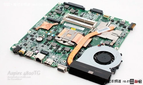 宏碁4820TG 主板介绍与各部件称重