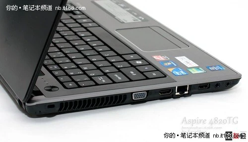 宏碁4820TG接口布局与配件