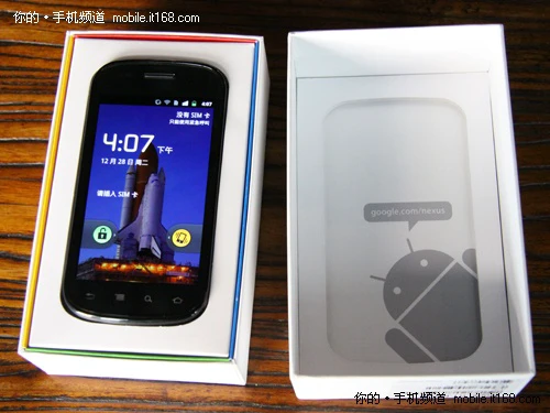 原生Android2.3 谷歌Nexus S真机开箱赏