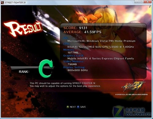 轻薄+独显 5400元宏碁4810TG性能测试 