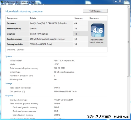系统评估、核心硬件性能与整机性能测试