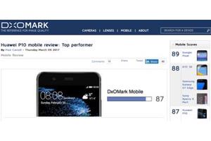 DxOMark评测：HUAWEI P10杀入摄影圈第一梯队