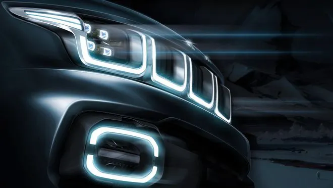 国潮灯组/细节够豪华 北京BJ60局部图首次曝光