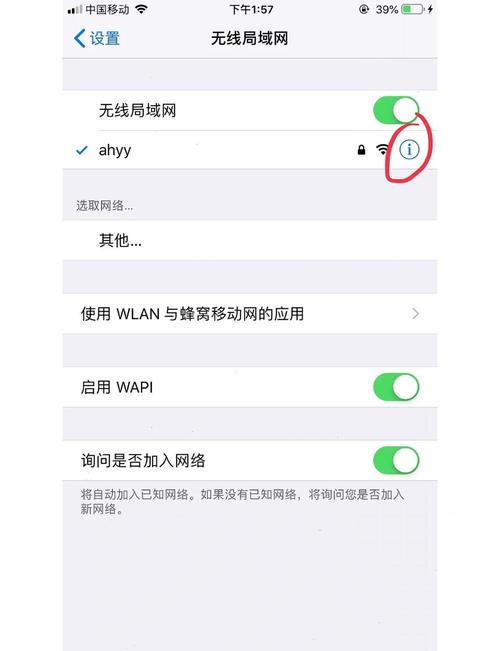 苹果手机无线局域网打不开怎么办
