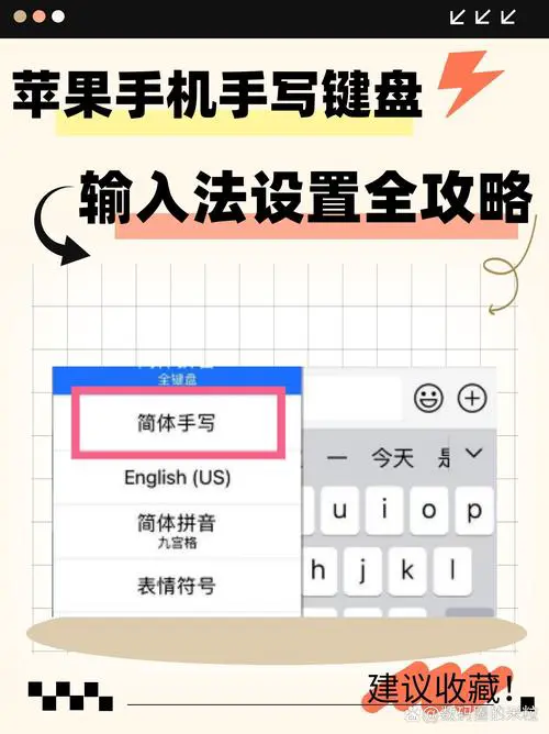 苹果手机怎么调手写输入法