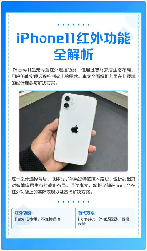 苹果手机有红外遥控功能吗