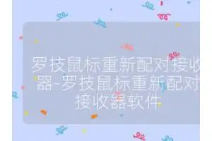 罗技鼠标重新配对接收器