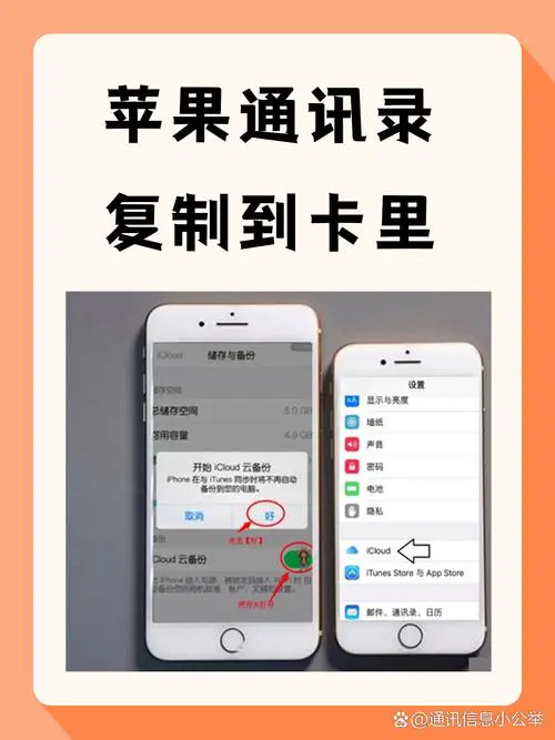 苹果手机怎么同步通讯录