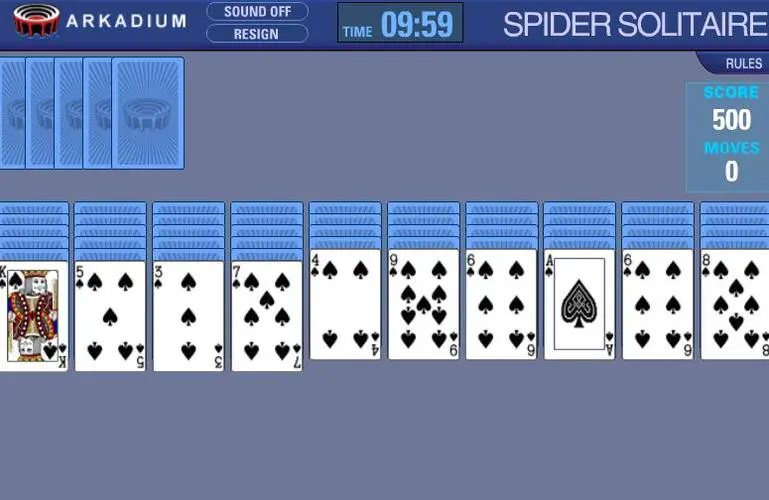 蜘蛛纸牌手机版单机游戏